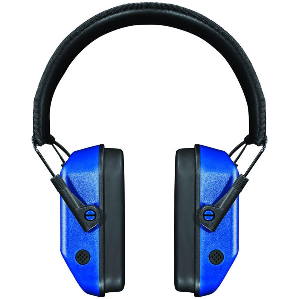 Champion Vanquish Electronic Hearing Protection Ear Muffs 21dB Blue Picture of Champion HEADPHONE ELECTRONIC NANOSLIM TEAL
