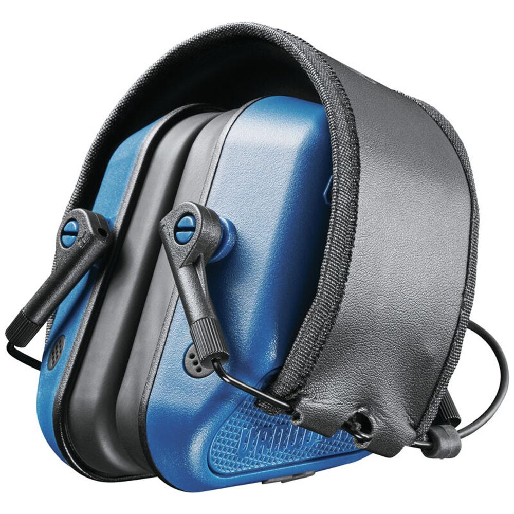 Champion Vanquish Electronic Hearing Protection Ear Muffs 21dB Blue Picture of Champion HEADPHONE ELECTRONIC NANOSLIM TEAL