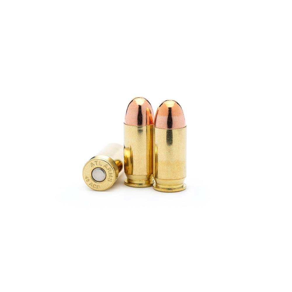 Atlanta Arms Classic Match Handgun Ammunition .45 Auto 230gr FMJ 750 fps 50/ct Picture of Atl Arms/ Specialty Cartridge Inc DBA ACME Classic Match 45 Auto 230GR FMJ 50 RNDS