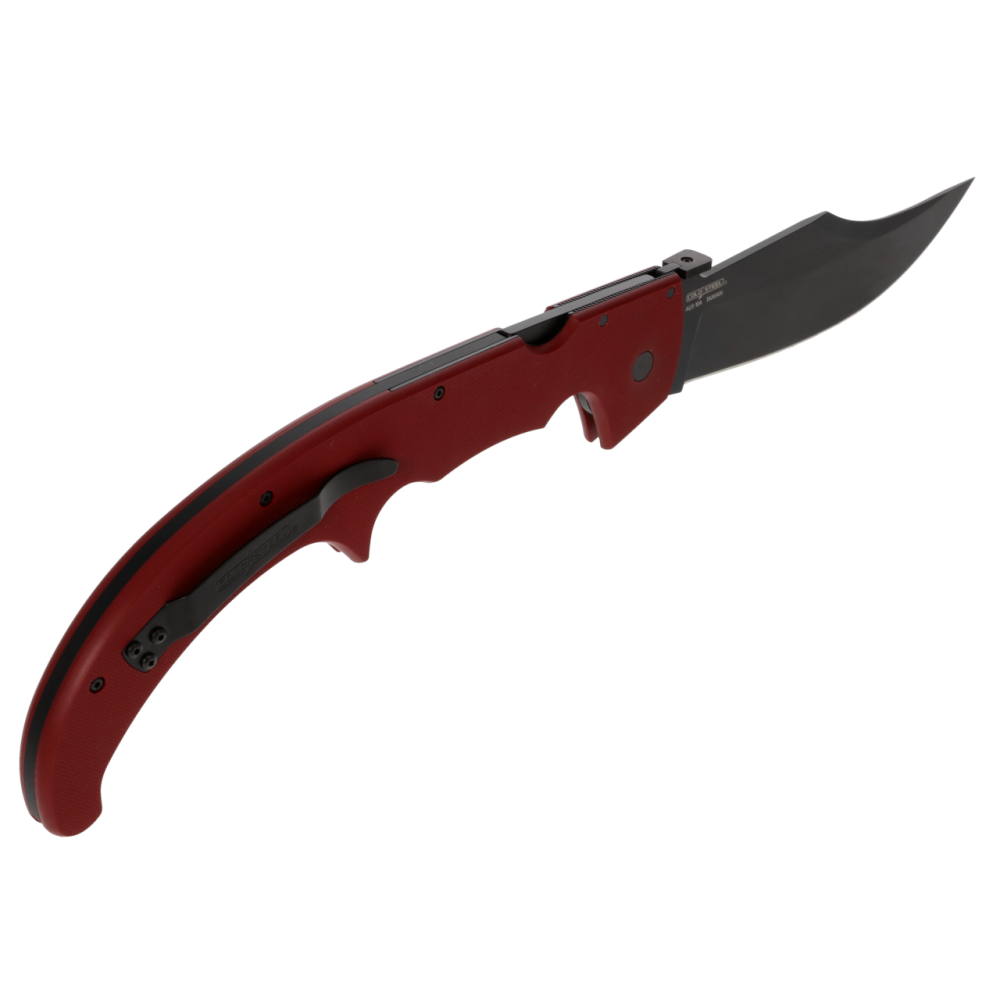 Cold Steel Espada XL Folding Knife 7-1/2" Clip Point Blade Ruby Red Picture of Cold Steel COLD STEEL ESPADA XL RUBY RED 16.75in OVERALL 7.5in BLADE FOLDING