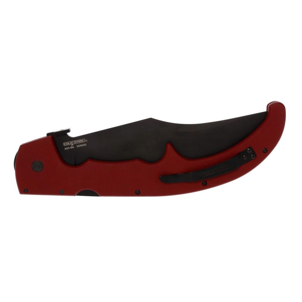 Cold Steel Espada XL Folding Knife 7-1/2" Clip Point Blade Ruby Red Picture of Cold Steel COLD STEEL ESPADA XL RUBY RED 16.75in OVERALL 7.5in BLADE FOLDING