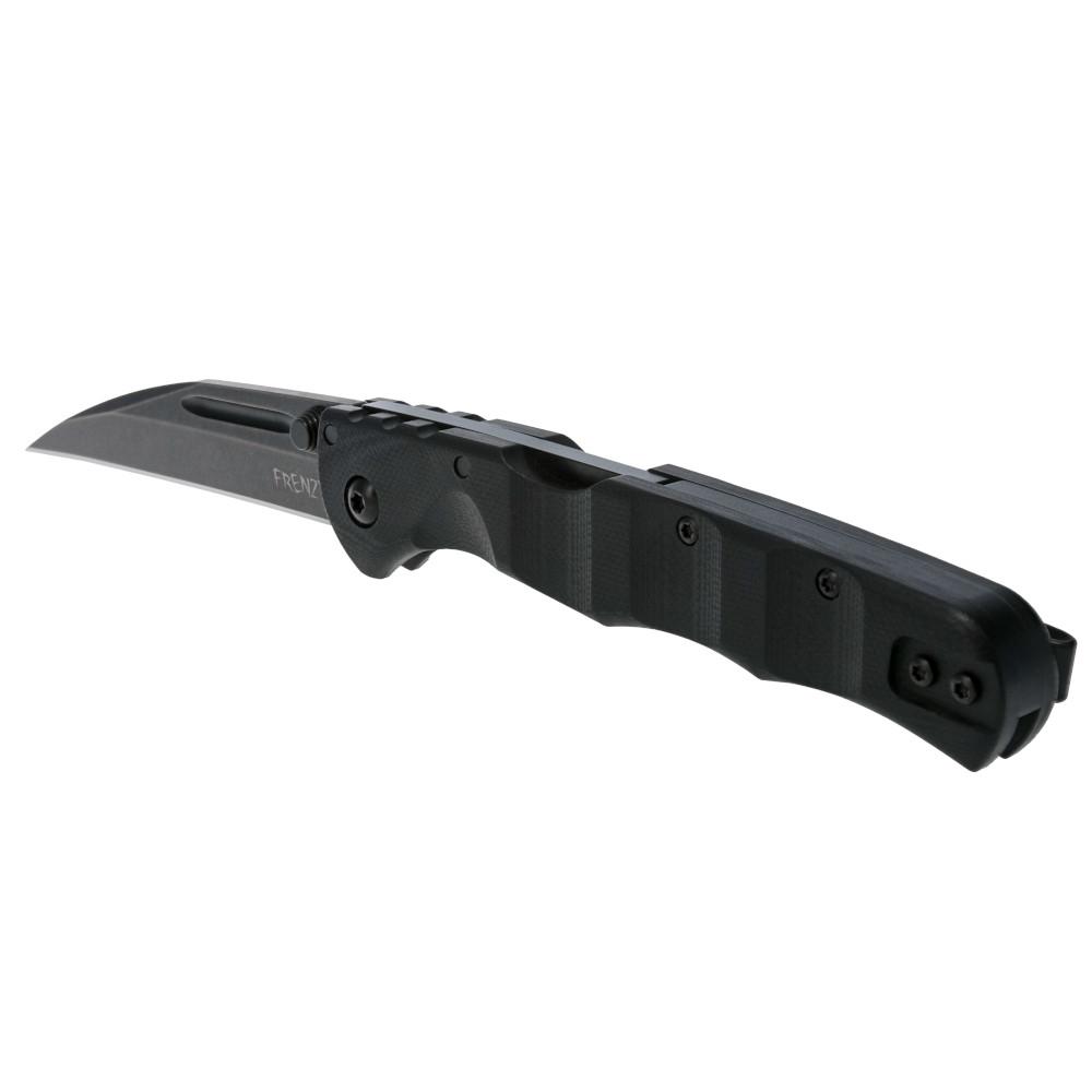 Cold Steel Frenzy II Folding Knife 3-1/2" Sheepsfoot Blade Blackout Picture of Cold Steel COLD STEEL FRENZY II 3.5'' SHEEPSFOOT BLADE 3V STEEL G10 HANDLE BLACKOUT