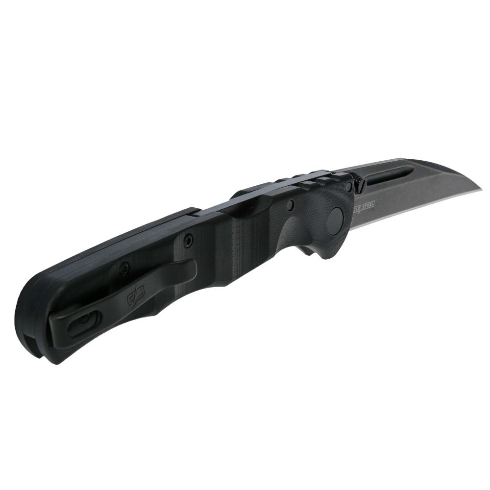 Cold Steel Frenzy II Folding Knife 3-1/2" Sheepsfoot Blade Blackout Picture of Cold Steel COLD STEEL FRENZY II 3.5'' SHEEPSFOOT BLADE 3V STEEL G10 HANDLE BLACKOUT