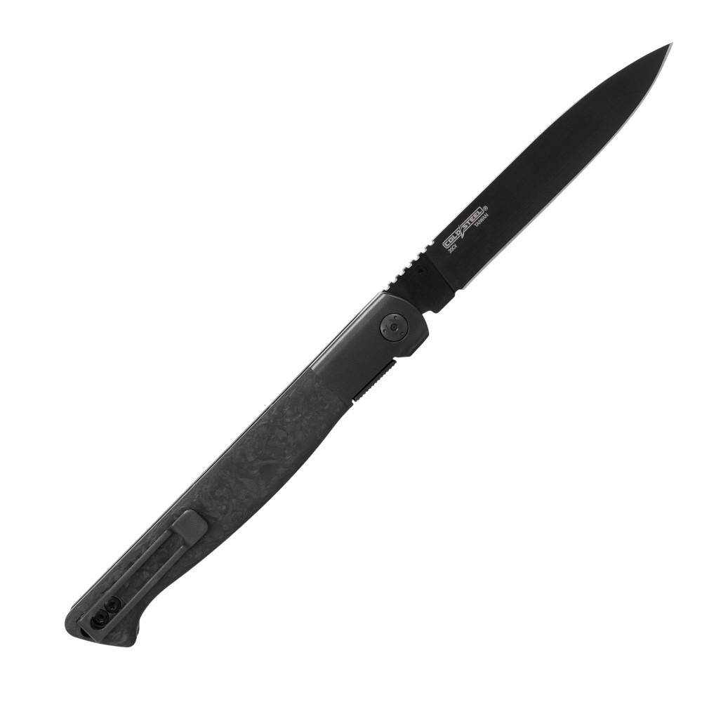 Cold Steel 60 Series Specter Folding Knife 3-3/4" Drop Point Blade Black Picture of Cold Steel COLD STEEL DROP POINT SPECTER 8.75in OVERALL 3.8in BLADE FOLDING