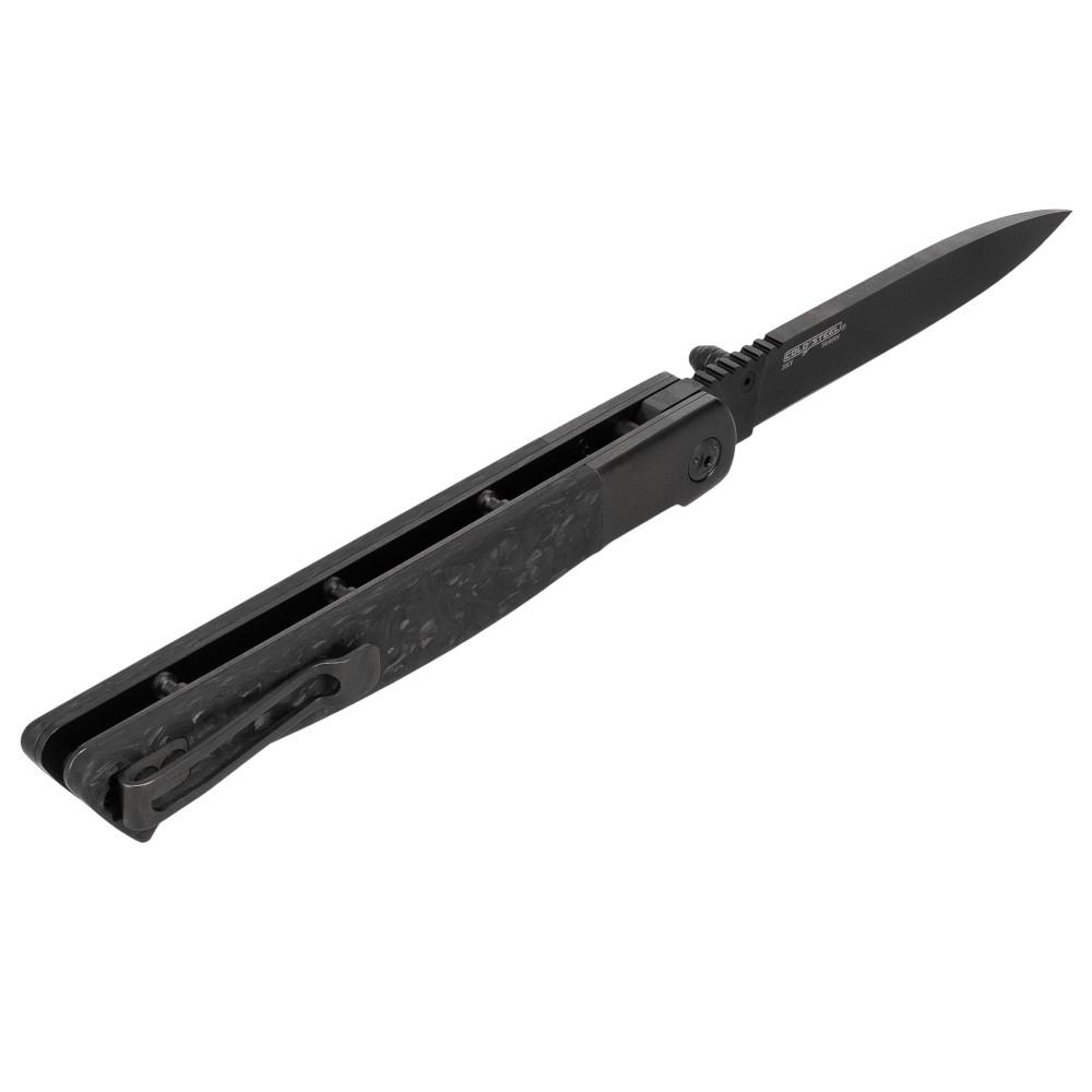 Cold Steel 60 Series Specter Folding Knife 3-3/4" Drop Point Blade Black Picture of Cold Steel COLD STEEL DROP POINT SPECTER 8.75in OVERALL 3.8in BLADE FOLDING