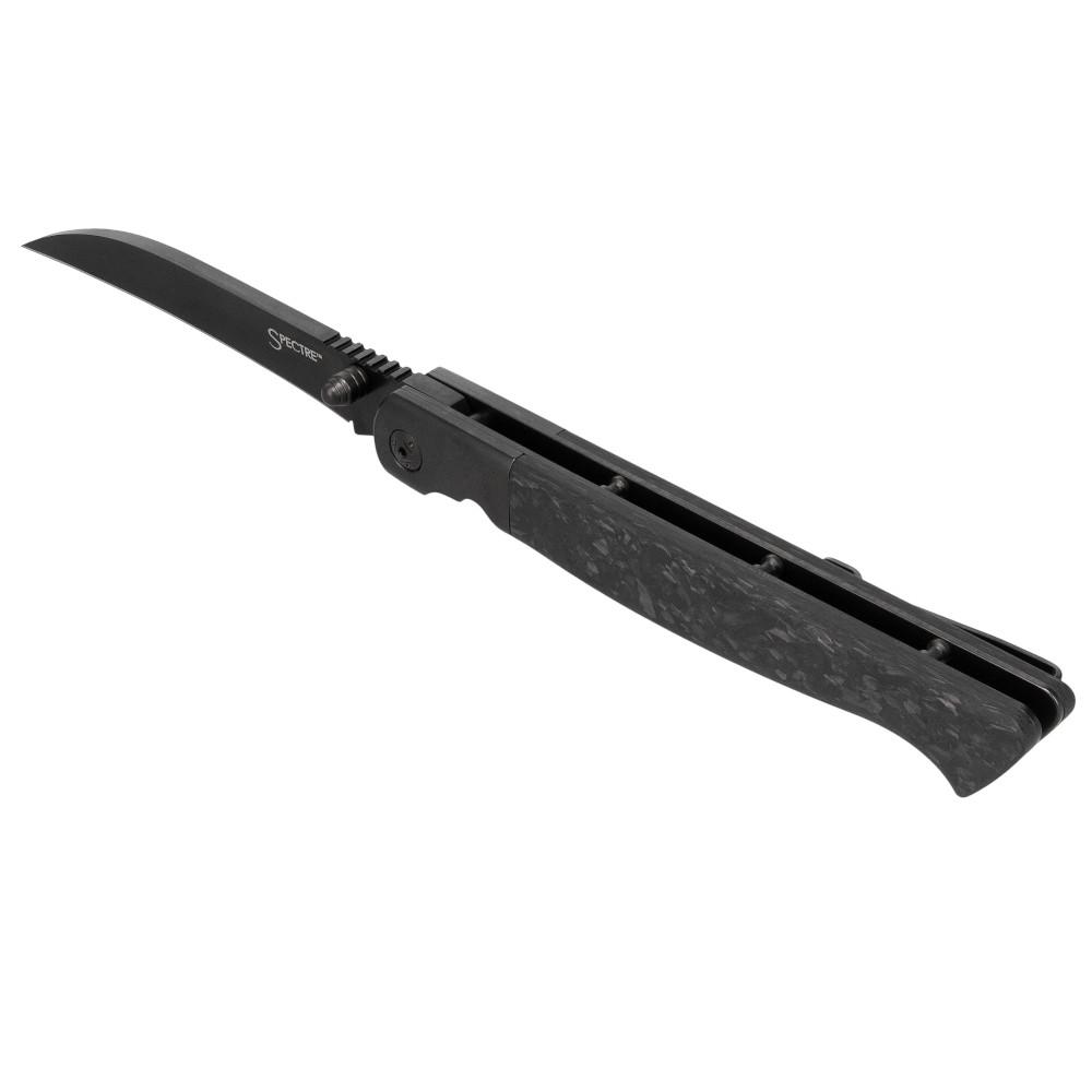 Cold Steel 60 Series Specter Folding Knife 3-3/4" Hawkbill Blade Black Picture of Cold Steel COLD STEEL HAWKSBILL SPECTER 8.75in OVERALL 3.8in BLADE FOLDING