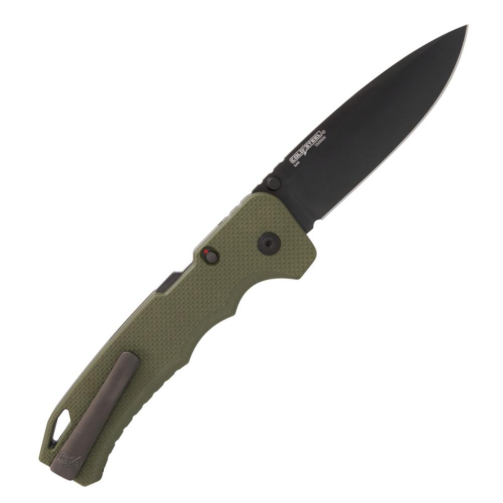 Cold Steel Swift III Folding Knife 4" Drop Point Blade FDE Picture of Cold Steel COLD STEEL SWIFT III 4in BLADE G-10 FDE HANDLE FOLDING