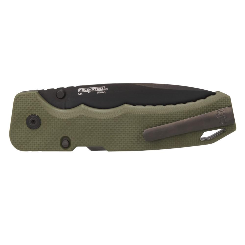 Cold Steel Swift III Folding Knife 4" Drop Point Blade FDE Picture of Cold Steel COLD STEEL SWIFT III 4in BLADE G-10 FDE HANDLE FOLDING