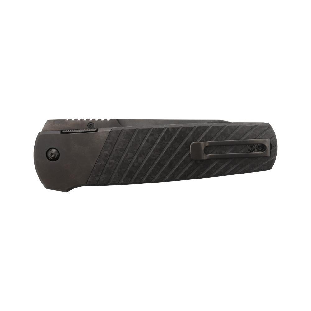 Cold Steel Hatamoto 20CV Folding Knife 4" Tanto Blade Black Picture of Cold Steel COLD STEEL HATAMOTO 4'' TANTO BLADE CARBON FIBER HANDLE 20CV STEEL 6.7 OZ