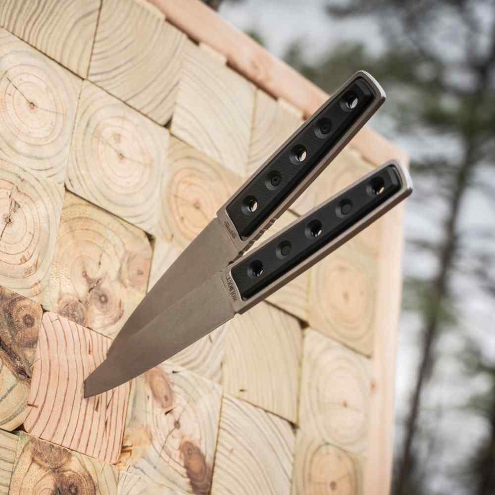 Cold Steel Stickman Holdout Fixed Throwing Knife 5-1/2" Dagger Blade Black 2/ct Picture of Cold Steel COLD STEEL STICKMAN HOLDOUT 5.8'' DAGGER BLADE 420SS G10 HANDLE