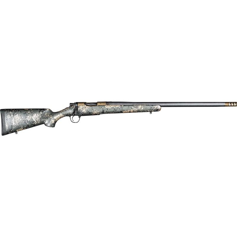 Christensen Arms Ridgeline FFT Rifle 7mm PRC 3rd Magazine 22" Barrel Carbon with Green & Tan Accents