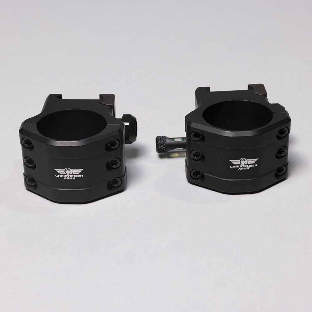 Christensen Arms Tactical PRSR-HD Scope Ring Set 34mm High Picture of Christensen Arms Tactical PRSR-HD (6screw caps) Scope Ring Set 30mm High
