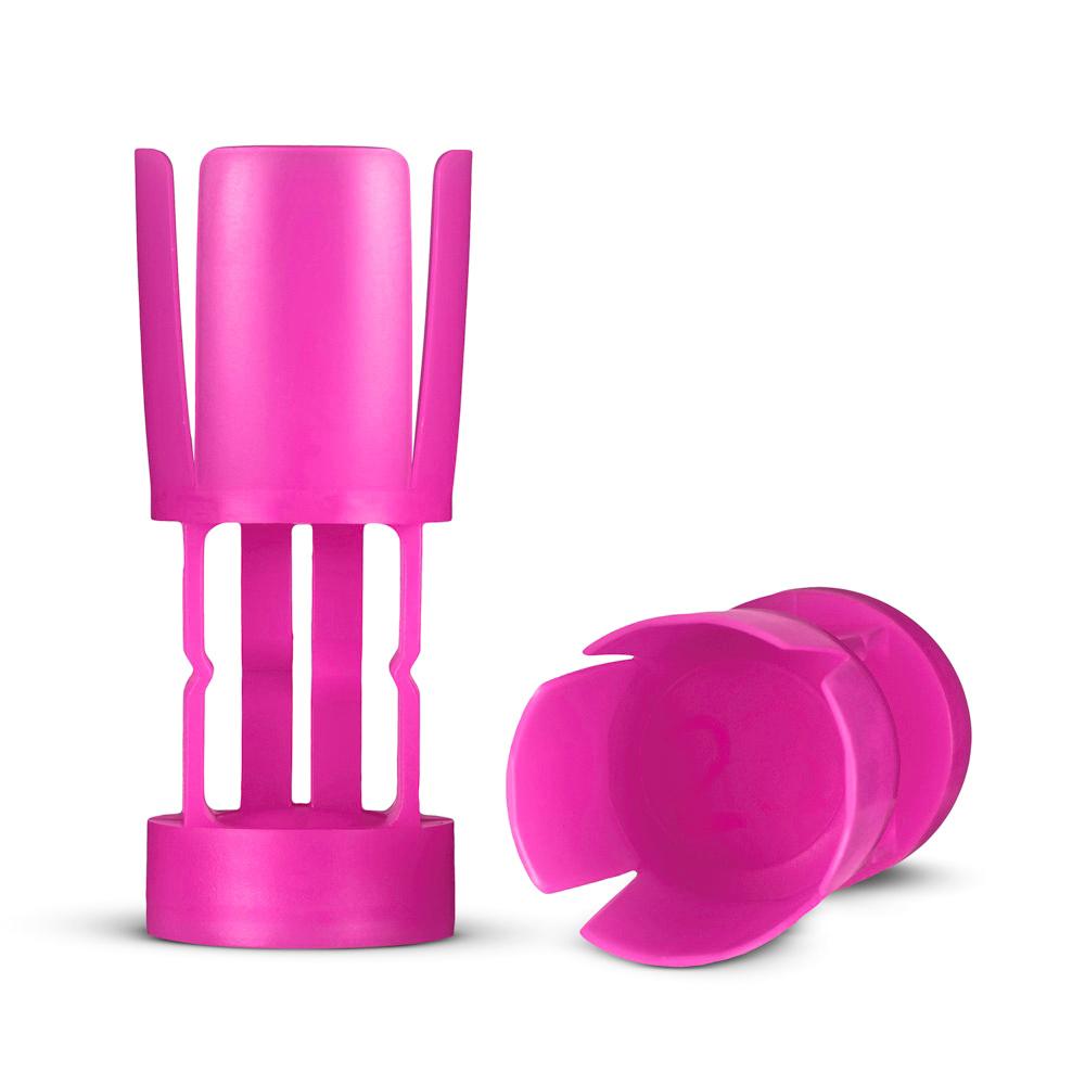 Claybuster Shotshell Wads 12 ga 1-1/8 oz Pink 500/ct Picture of J-Ron Inc. CLAYBUSTER WADS STRAIGHT WALL HULLS 29 LBS 500PK