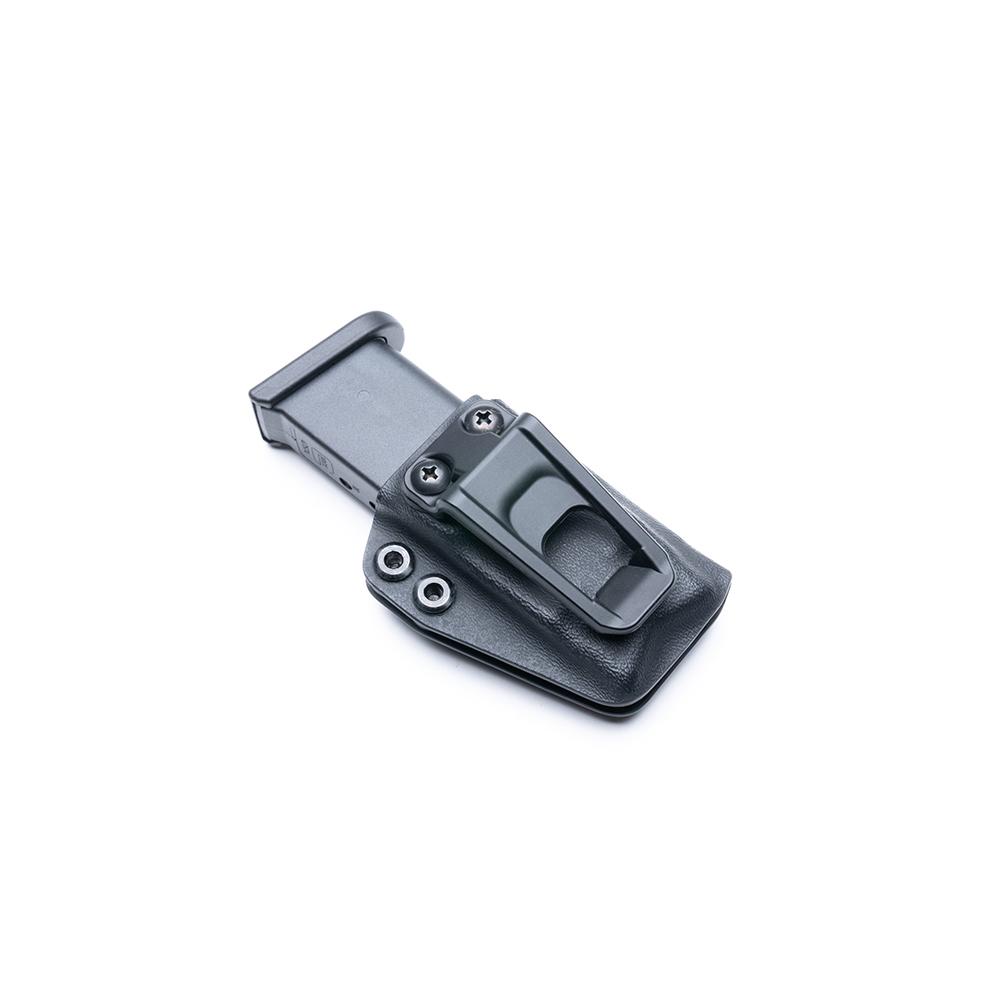 Crucial Concealment Covert Mag Pouch for Glock 43 Black Ambi Picture of BP Tactical DBA Crucial Holster Ambi Covert Mag for Glock 43 Mag Black