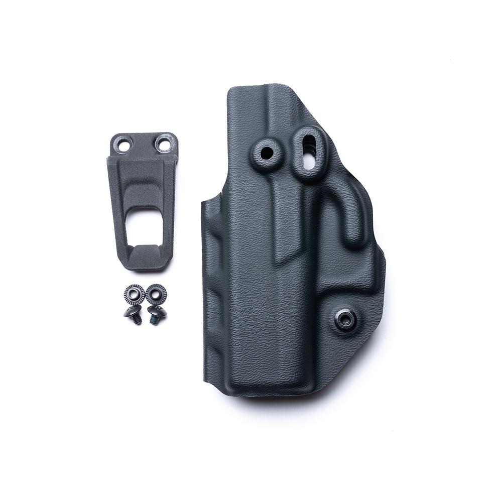 Crucial Concealment Covert IWB Holster for Glock 43/43x Black Ambi Picture of BP Tactical DBA Crucial Holster Ambi Covert IWB for Glock 43/43X Black