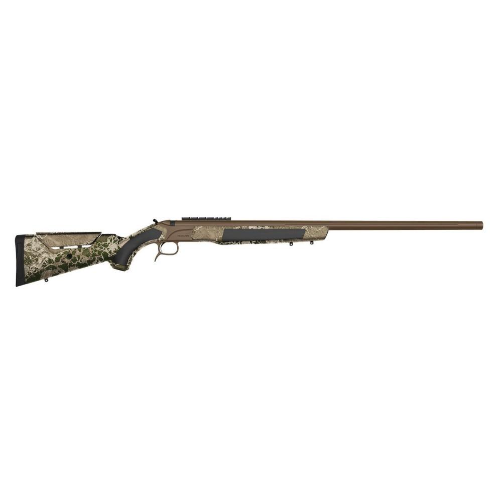 CVA Accura LR-X Muzzleloader Rifle .50 cal Single Shot 30" Barrel Camo Picture of CVA ACCURA LR-X CeraktePatriotBrwnNitrdeRealtrHlsde50CalPIC30"BarrelThrd3/4x24