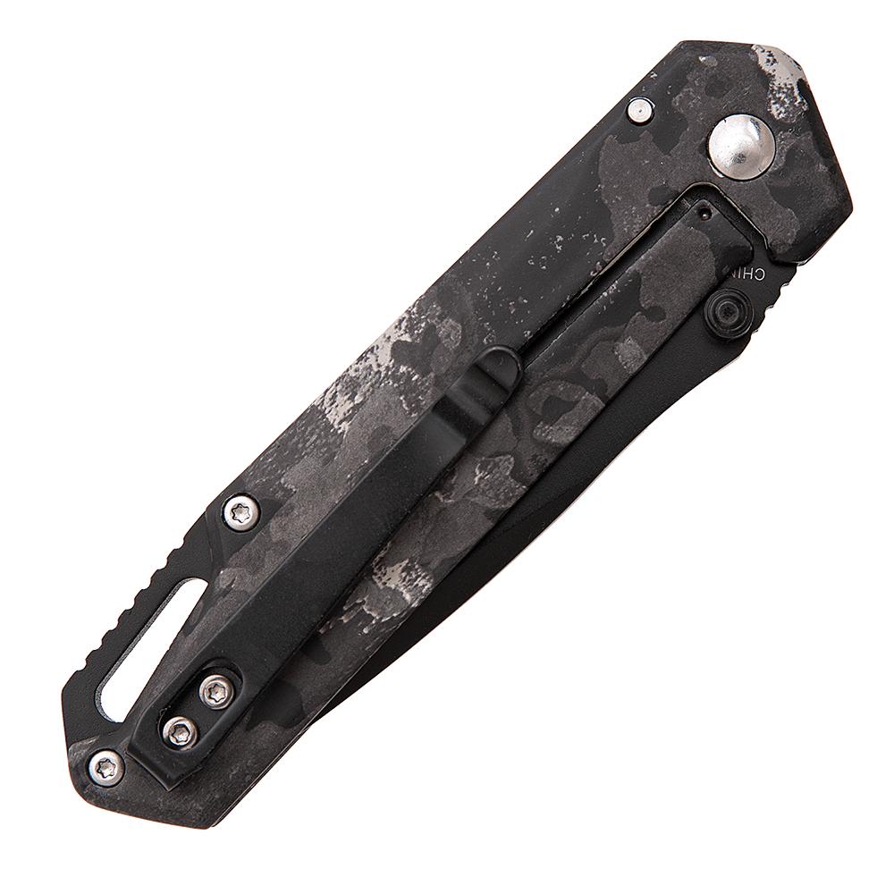 Bear & Son Brisk 3.0 Medium Folding Knife 2-7/8" Drop Point Blade Midnight Camo Picture of Bear & Son Cutlery BEAR & SON BRISK 3.0 4 1/4'' TRUE TIMBER MIDNIGHT CAMO FRAMELOCK