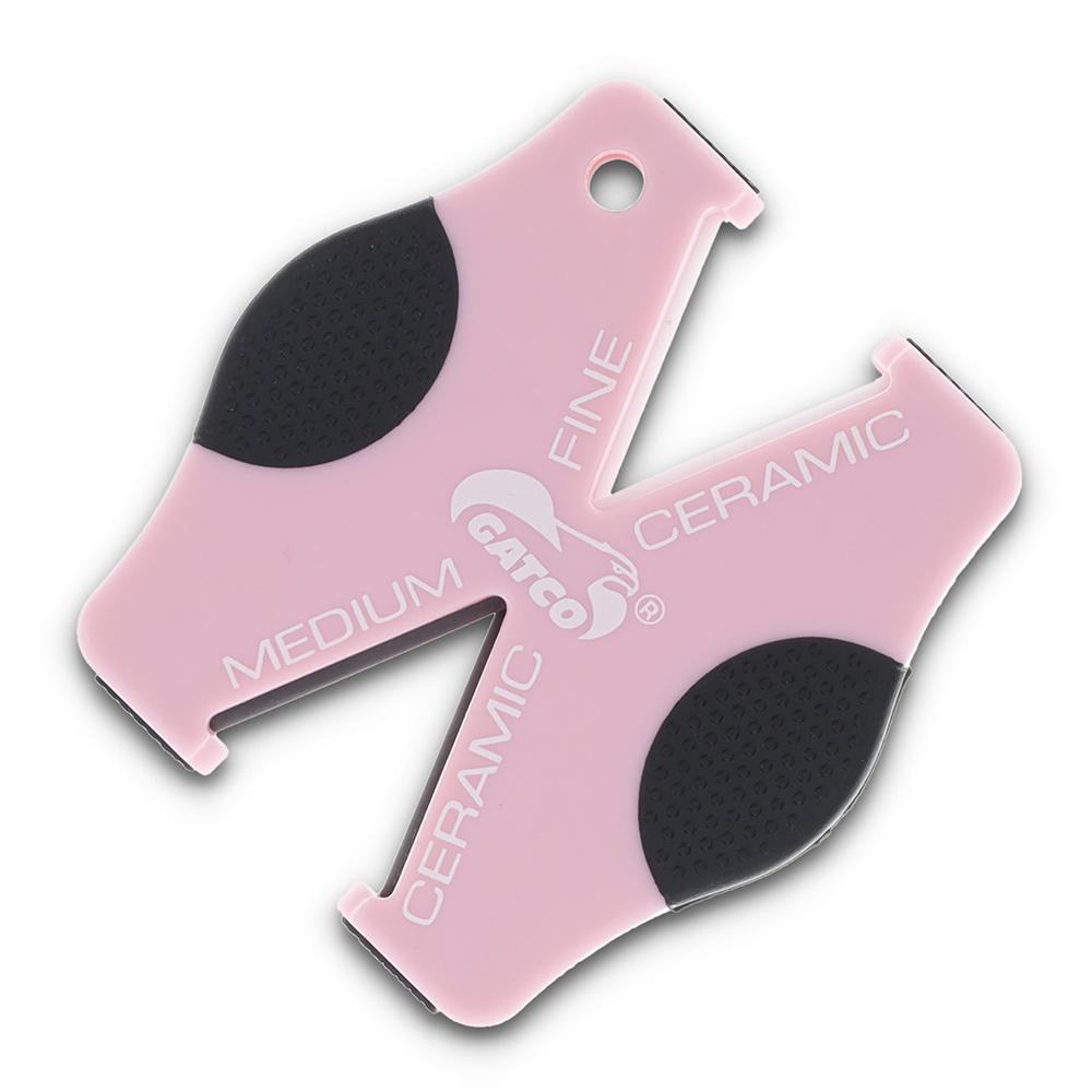 Bear & Son Edge Brisk 2.0 Folding Knife & Sharpener Combo Drop Point Blade Pink Camo Picture of Bear & Son Cutlery Bear & Son Brisk 2.0 / Sharpener Combo Pink Camo