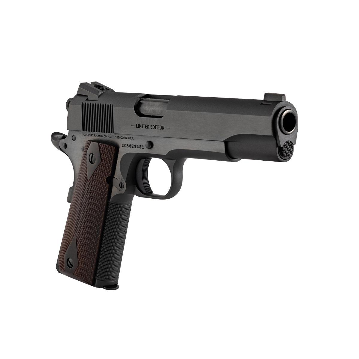 Colt 1911 Limited Edition Govt Model (70 Series) Handgun .45 Auto 7rd Magazine 5" Barrel Blue Finish Picture of Colt Manufacturing Colt 1911 Govt Model 5in barrel 45ACP Blue Finish Limited Edition