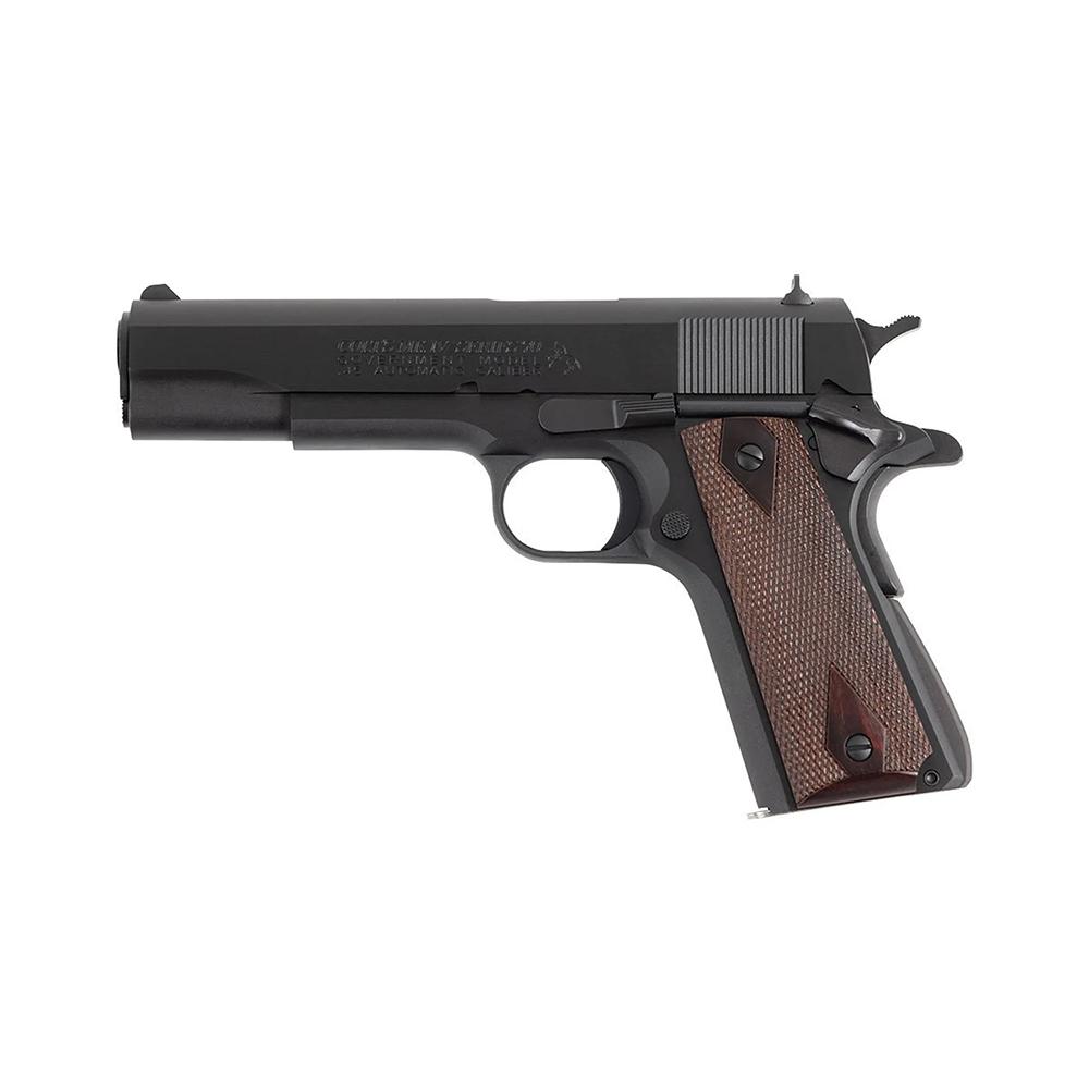 Colt Government Model Handgun .45 Auto 7rd Magazine 5" Barrel Blued Finish Fixed Sights Picture of Colt Manufacturing Colt Govt Model Sieries 70 - 45ACP 5in Barrel Blue Finish