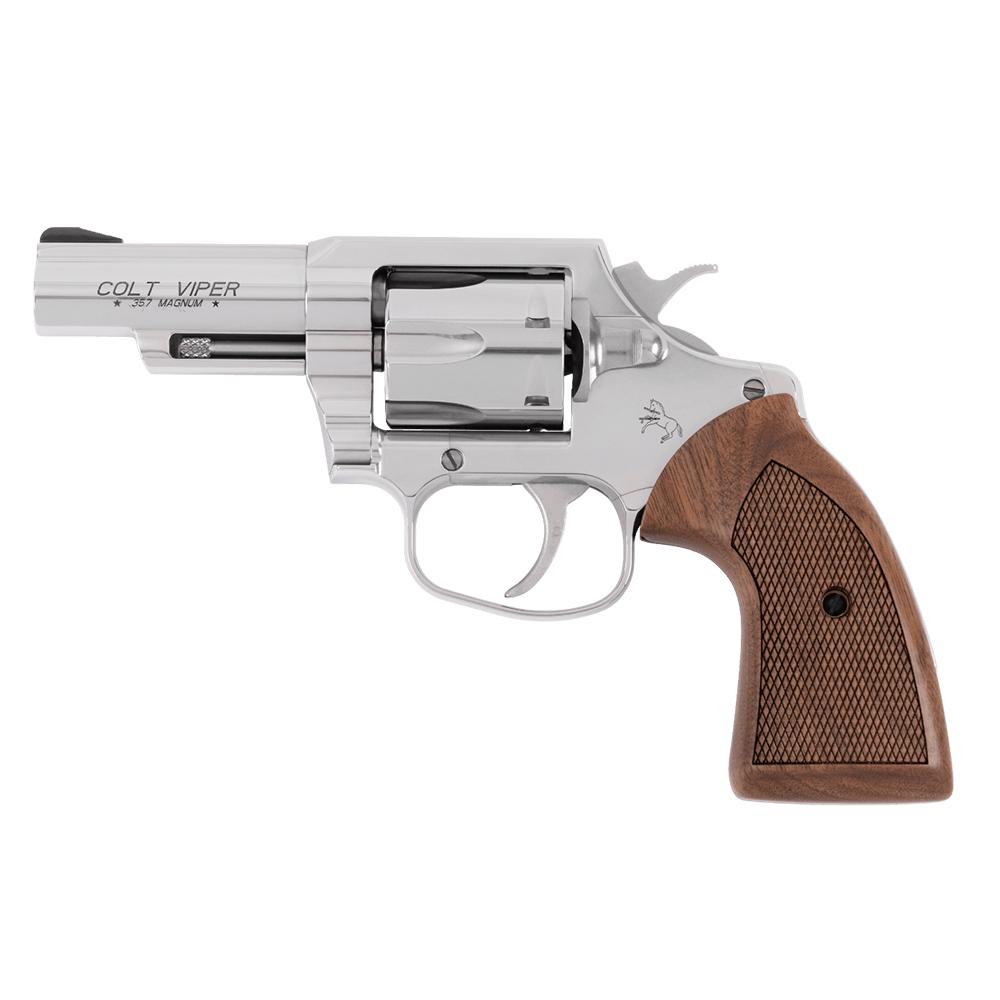 Colt Viper Handgun .357 Magnum 6rd Capacity 3" Barrel Stainless Steel Walnut Grips Picture of Colt Manufacturing Colt Viper 357MAG 3" Stainless Walnut Grips