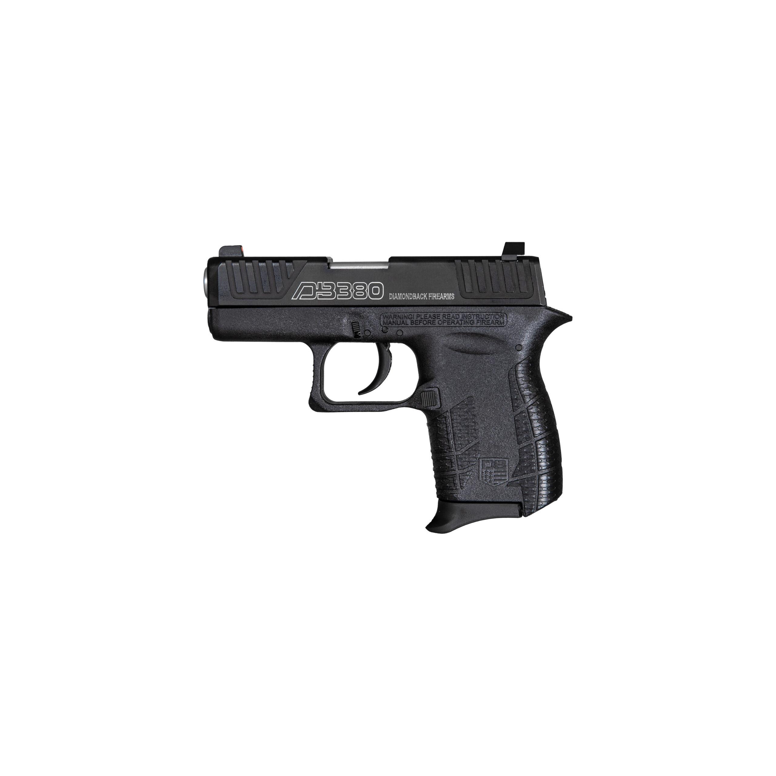 Diamondback DB380 Gen IV Handgun .380 ACP 6rd Magazine 2.8" Barrel Black Polymer Grip Picture of Diamondback DB380 GEN IV .380 ACP DIAMONDBACK 6 RD W/ SS BARREL BLACK