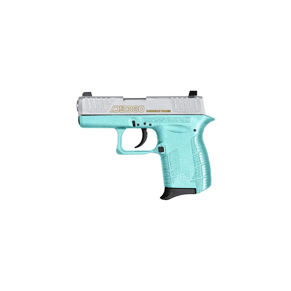 Diamondback DB380 Gen IV Handgun .380 ACP 6rd Magazine 2.8" Barrel Mint Polymer Grip Nickel Boron Slide Picture of Diamondback DB380 GEN IV .380 ACP DIAMONDBACK 6 RD W/ SS BARREL W/ NICKEL SLIDE MINT