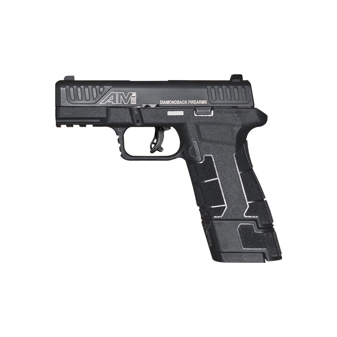 Diamondback DBAM29 Sub-Compact Handgun 9mm Luger 17(1)&12(1)rd Magazines 3.5" Barrel Black Picture of Diamondback DBAM29 9MM DIAMONDBACK SUB-COMPACT PISTOL W/ SS BARREL BLACK 1-17RD/1-12RD