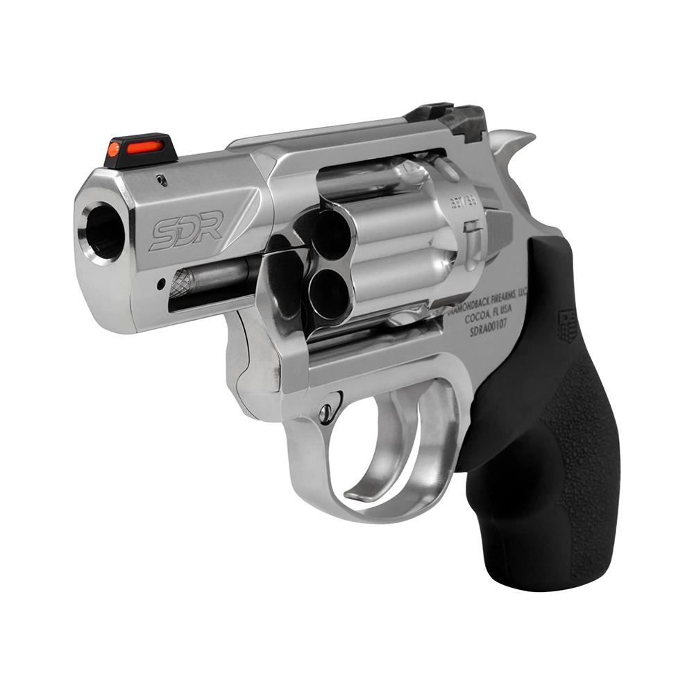 Diamondback SDR Handgun .357 Mag/.38 Spl (+P) 6rd Capacity 2" Barrel SA/DA Polished Stainless Finsh Picture of Diamondback DB SDR .357 MAG 2'' BRL 6RD REVOLVER SA/DA POLISHED STAINLESS