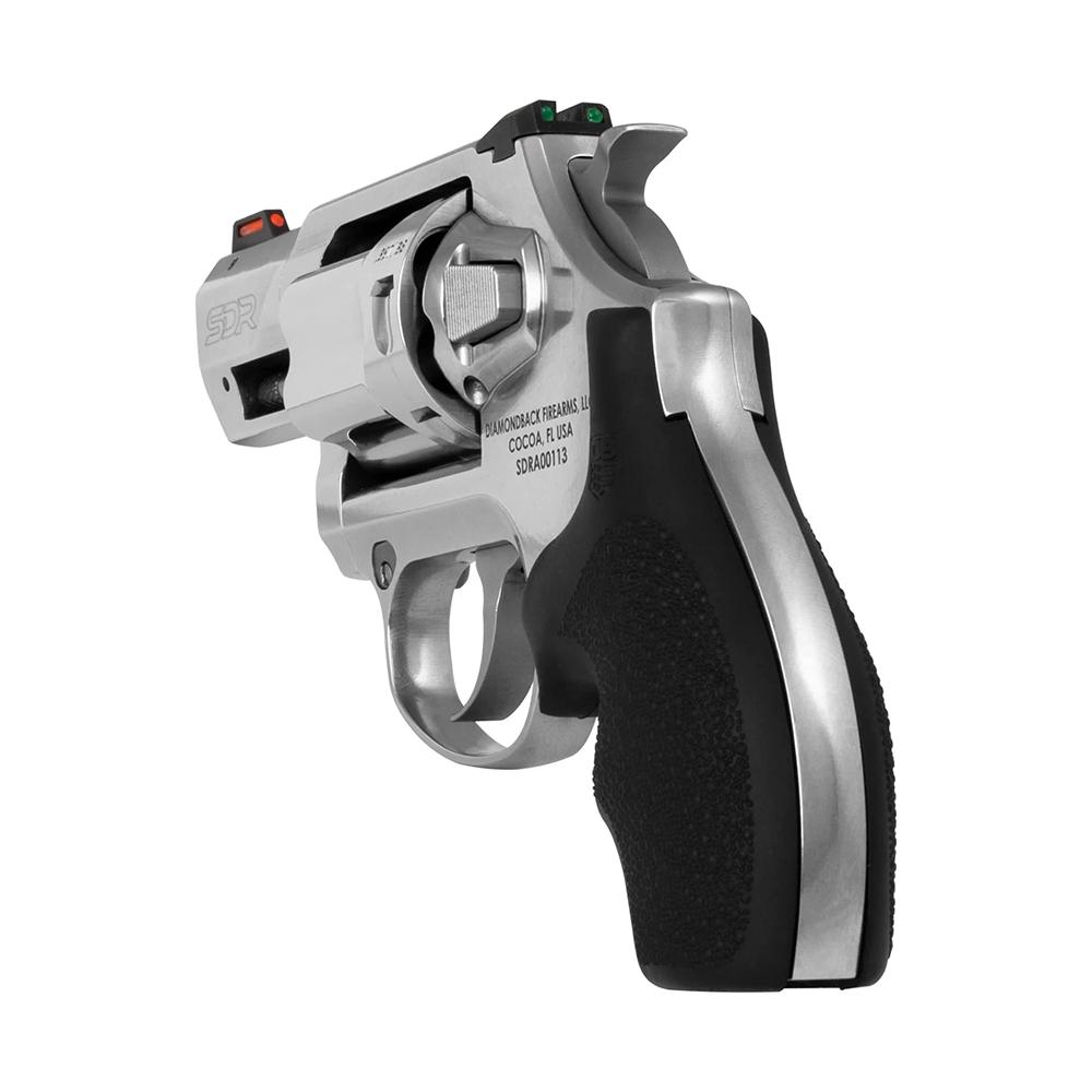 Diamondback SDR Handgun .357 Mag/.38 Spl (+P) 6rd Capacity 2" Barrel SA/DA Polished Stainless Finsh Picture of Diamondback DB SDR .357 MAG 2'' BRL 6RD REVOLVER SA/DA POLISHED STAINLESS