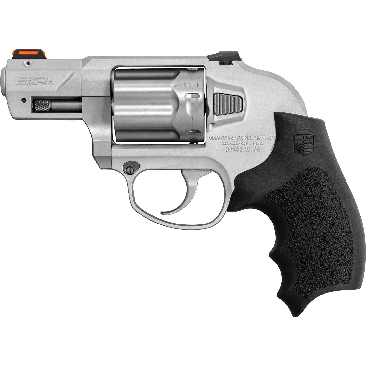 Diamondback SDR-A Handgun .38 Spl 6rd Capacity 2" Barrel DAO Aluminum Frame Picture of Diamondback DB SDR-A 38SPL 2'' BBL 6RD DAO GLASS BEAD ALUM FO REAR SIGHT