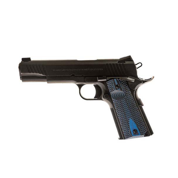 Standard Manufacturing 1911 HPX Handgun .45 ACP 8rd Magazine 5" Barrel Blue Grips Picture of Standard MFG Co LLC 1911 HPX 45acp Pistol 5in Black w/ Blue Grips