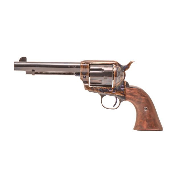 Standard Manufacturing SAA Case Colored Revolver .45 Colt 6rd Capacity 5.5" Barrel 2 Piece Grip Picture of Standard MFG Co LLC SAA Case Colored 45LC Revolver 5 1/2in 2 piece grip