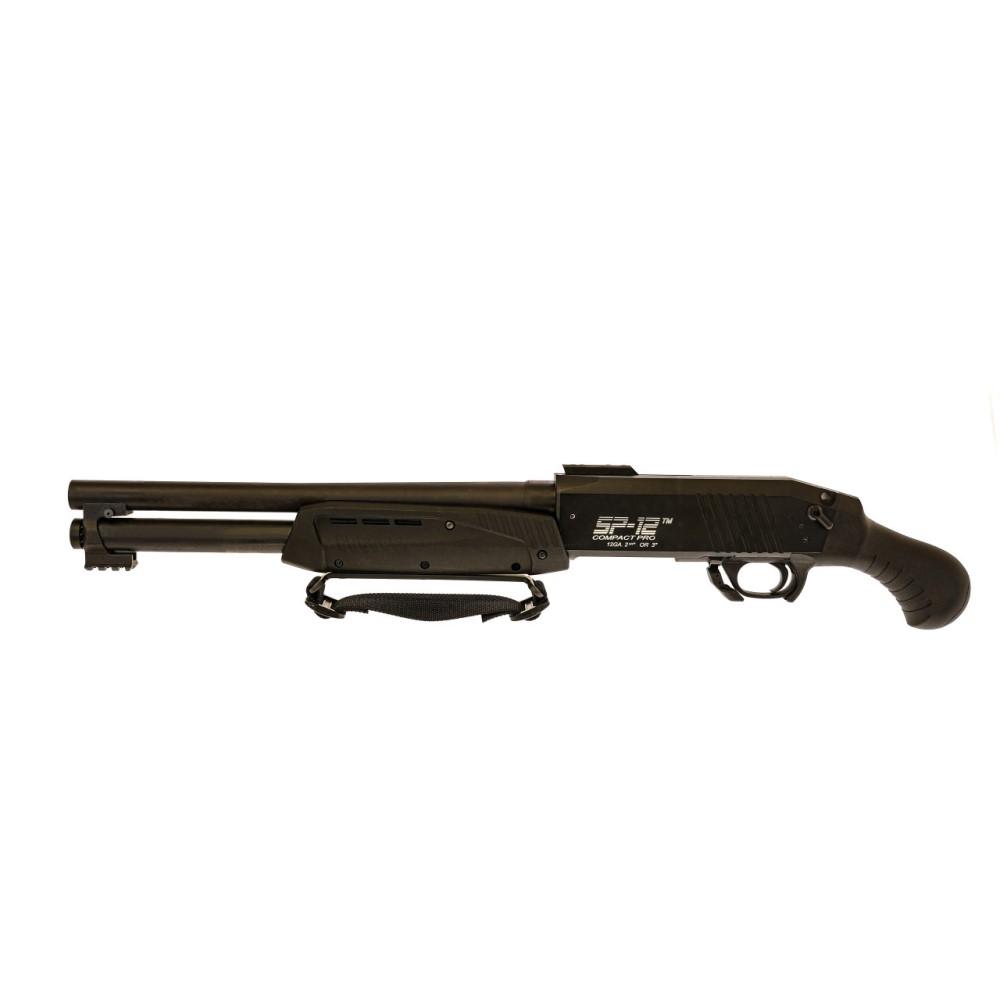 Standard Manufacturing SP-12 Compact Pro Shotgun 12 ga 3" Chamber 5rd Magazine 14.5" Barrel Brown Picture of Standard MFG Co LLC Standard SP-12 Compact PRO 12ga 14.5" Brl