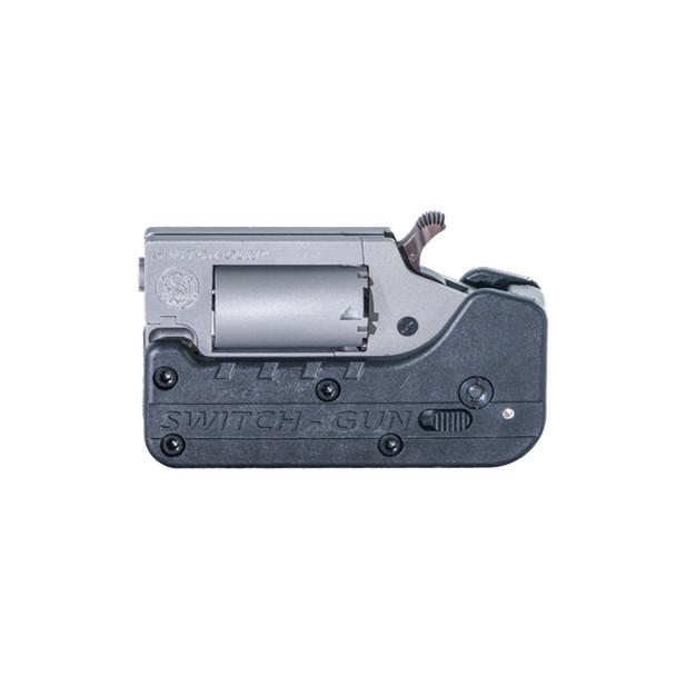 Switch Gun Stainless Steel with Belt Clip Handgun .22 WMR 5rd Capacity .75" Barrel Polymer Grip Belt Clip Picture of Standard MFG Co LLC Switch Gun - 22WMR Stainless with Belt/Pocket Clip