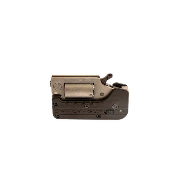 Standard Manufacturing Switch-Gun Single Action Folding Revolver .22 LR 5rd Capacity 0.75" Barrel Picture of Standard MFG Co LLC Switch-Gun 22LR Revolver 3/4in Brl
