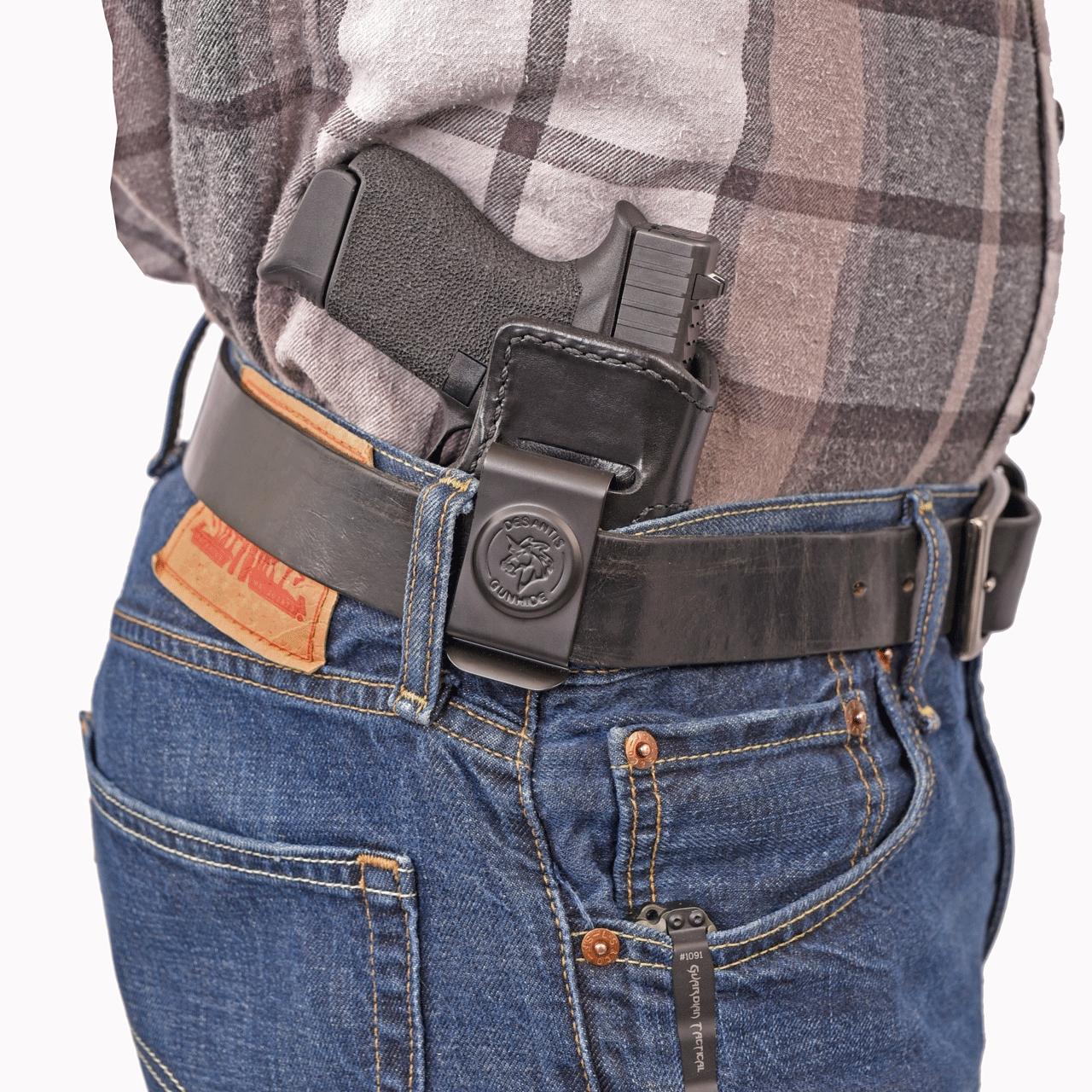 DeSantis #127 Inside Heat BLK RH Holster S&W BODYGUARD 2.0 Picture of Desantis Leather Goods Co. #127 INSIDE HEAT BLK RH S&W BODYGUARD 2.0