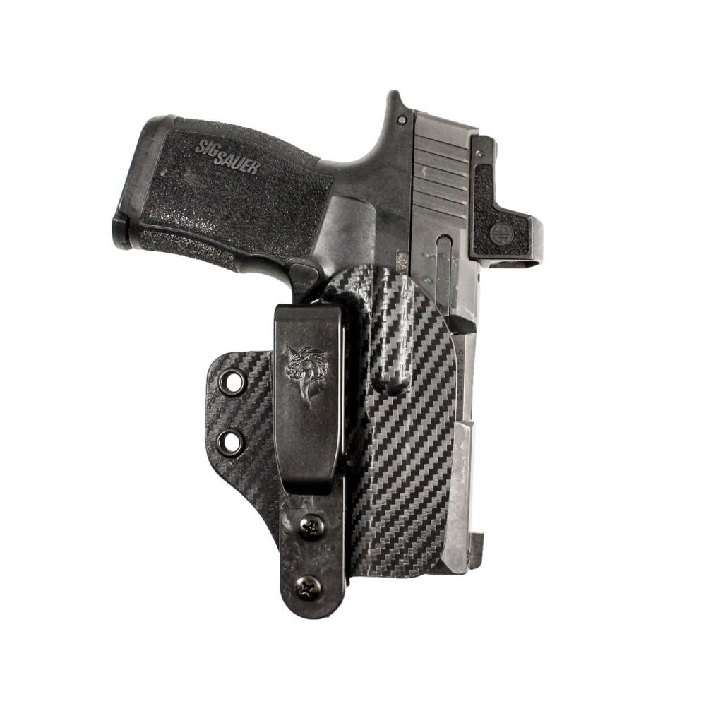 Desantis Lifeguard IWB Holster for Sig P365 Black Ambi Picture of Desantis Leather Goods Co. DeSantis Lifguard Holster (ambi) for Sig P365