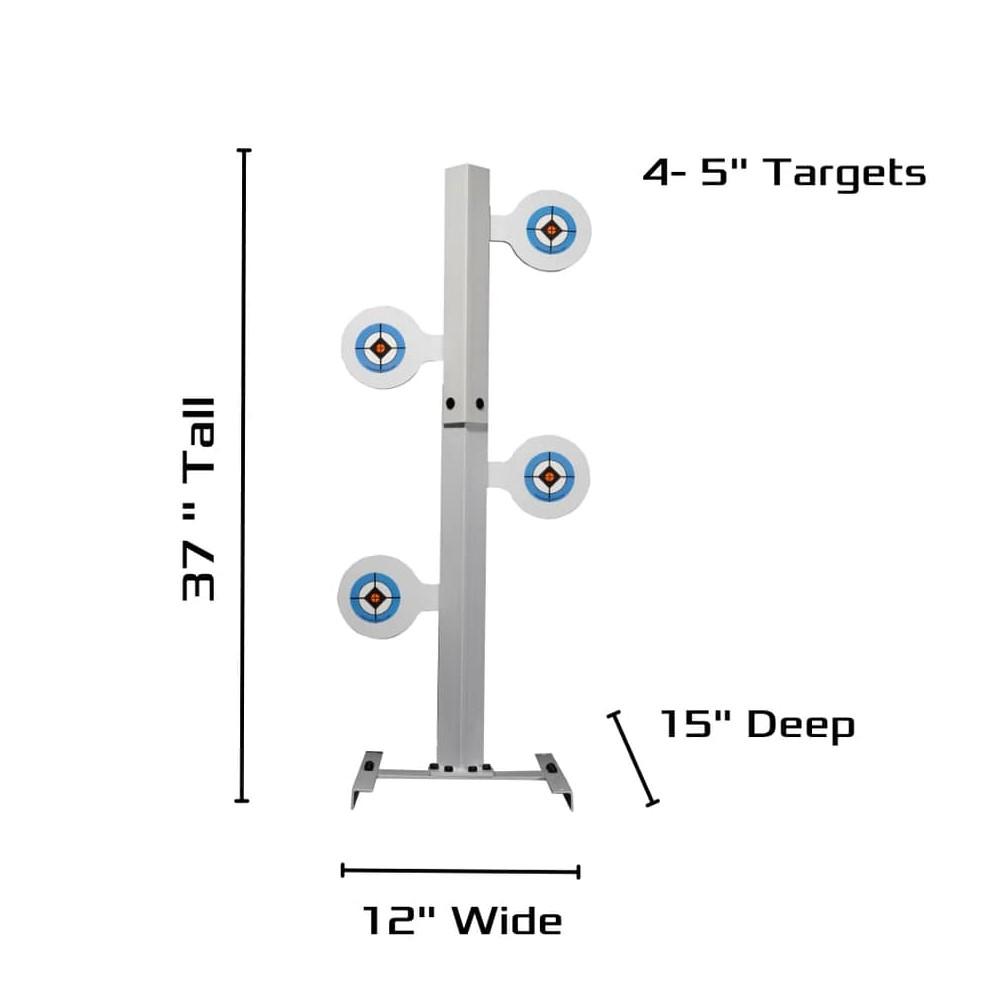Do-All Outdoors Handgun Dueling Tree with Tension Lock Technology Picture of Do All OutdoorsLlc Do All .45 Caliber / 4 Targets - Tension Lock Technology