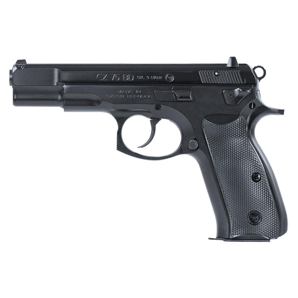 CZ 75 BD Handgun 9mm Luger 10rd Magazine 4.6" Barrel Black Fixed Sights CA Compliant Picture of Cz-Usa Firearms CZ 75 BD 9mm 10rd Blk Polycoat Steel Fixed Sights CALI