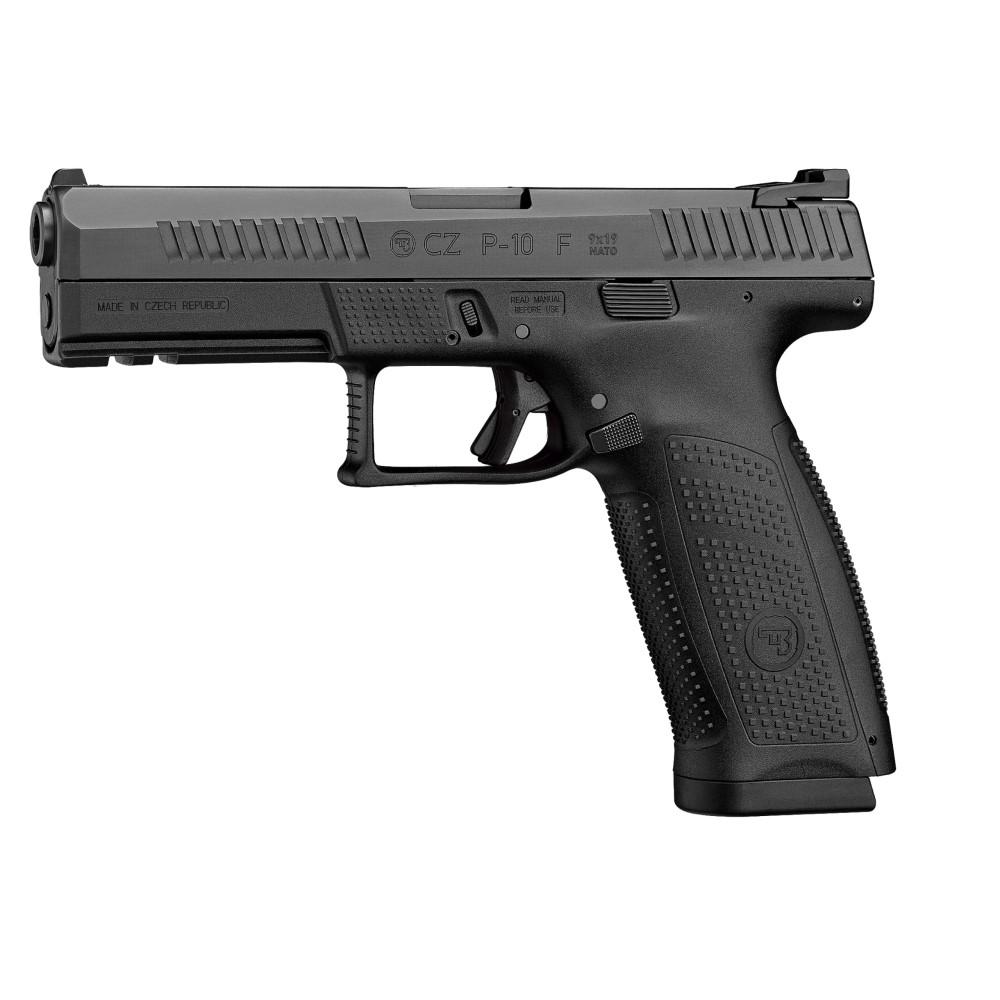CZ-USA P-10 F Full Size Handgun 9mm Luger 10rd Magazine 4.5" Barrel Black Picture of Cz-Usa Firearms CZ P-10 F 9MM BLACK 10RD