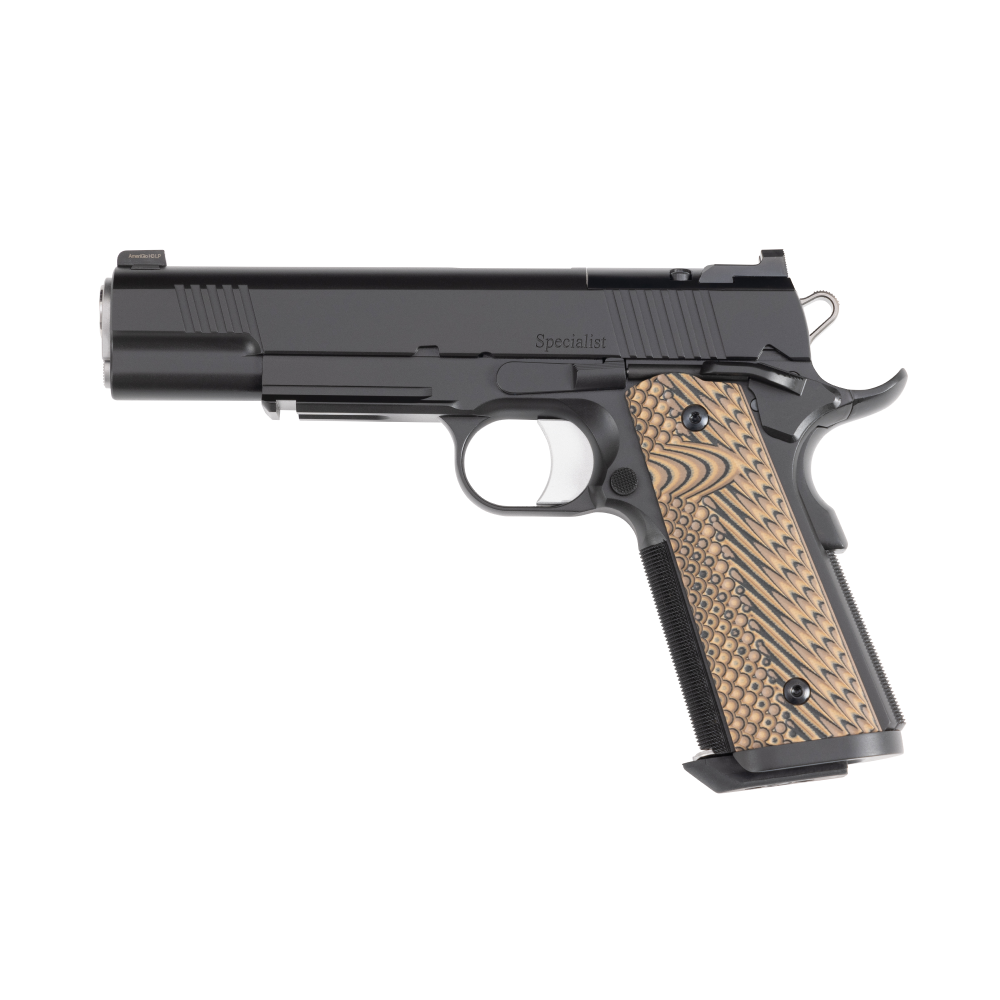 Dan Wesson Specialist Handgun 10mm 8rd Magazine 5" Barrel Black Optics Ready Picture of Cz-Usa Firearms CZ DW Specialist 10mm Black Duty Finish Optics Ready 5in 8rd Mag