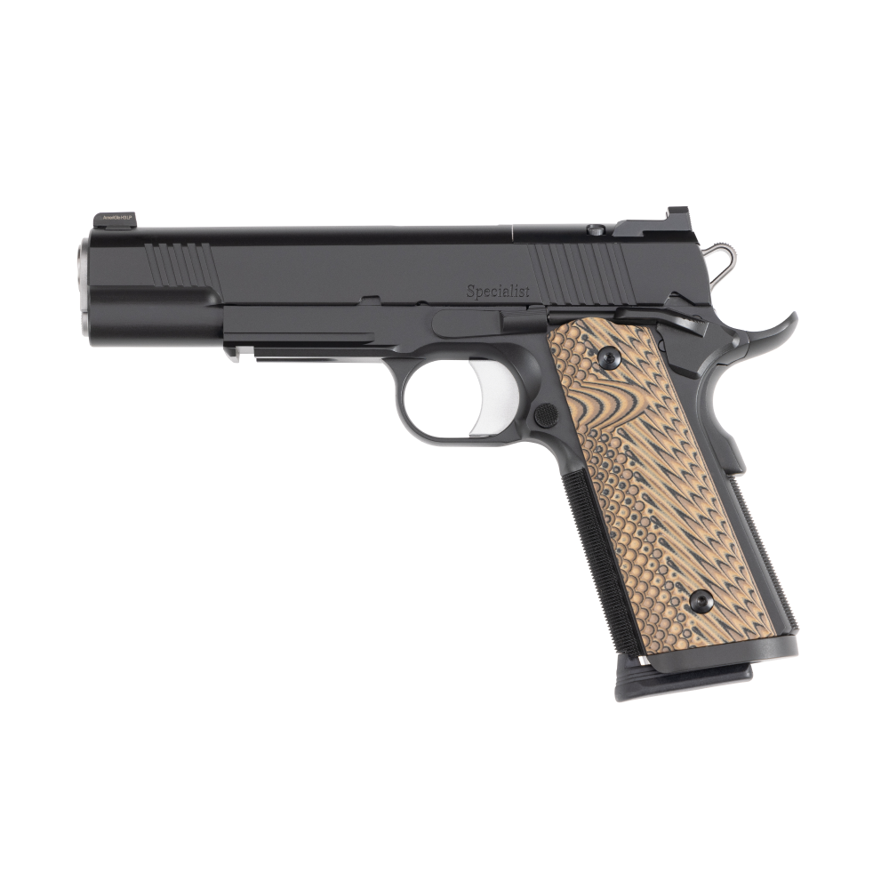 Dan Wesson Specialist Handgun 9mm Luger 10rd Magazines (2) 5" Barrel Black Optics Ready Picture of Cz-Usa Firearms CZ DW Specialist 9mm Black Duty Finish Optics Ready 5in 10rd Mag