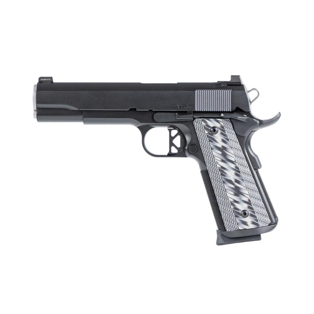 CZ USA Dan Wesson Valor Handgun .45 ACP 8rd Magazine 5" Barrel Black Night Sights Picture of Cz-Usa Firearms DW VALOR 45 ACP BLK F TRITIUM NS/U NOTCH REAR STAN CHEN MAGWELL 8RD