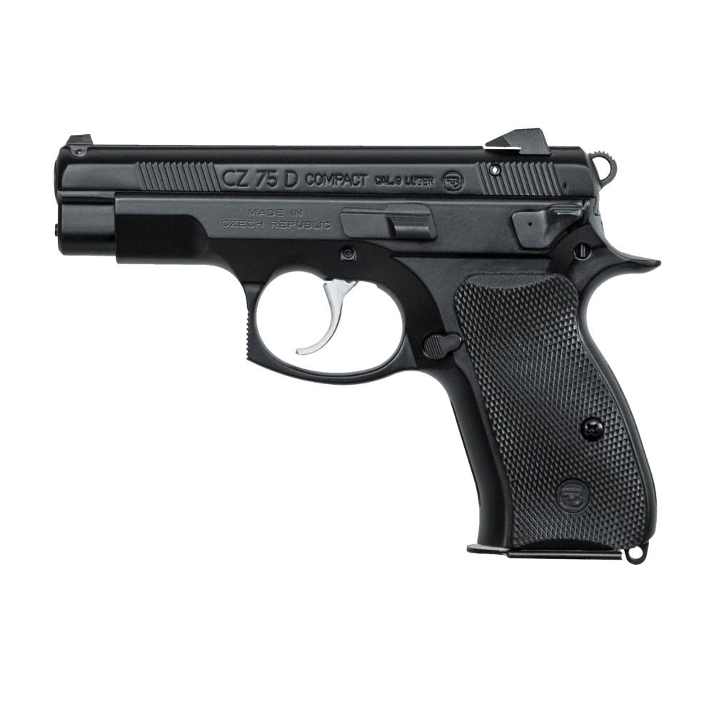 CZ-USA 75 D PCR Compact Handgun 9mm Luger 15rd Magazine 3.75" Barrel Black Picture of Cz-Usa Firearms CZ 75D PCR COMPACT 9MM BLACK 14RD