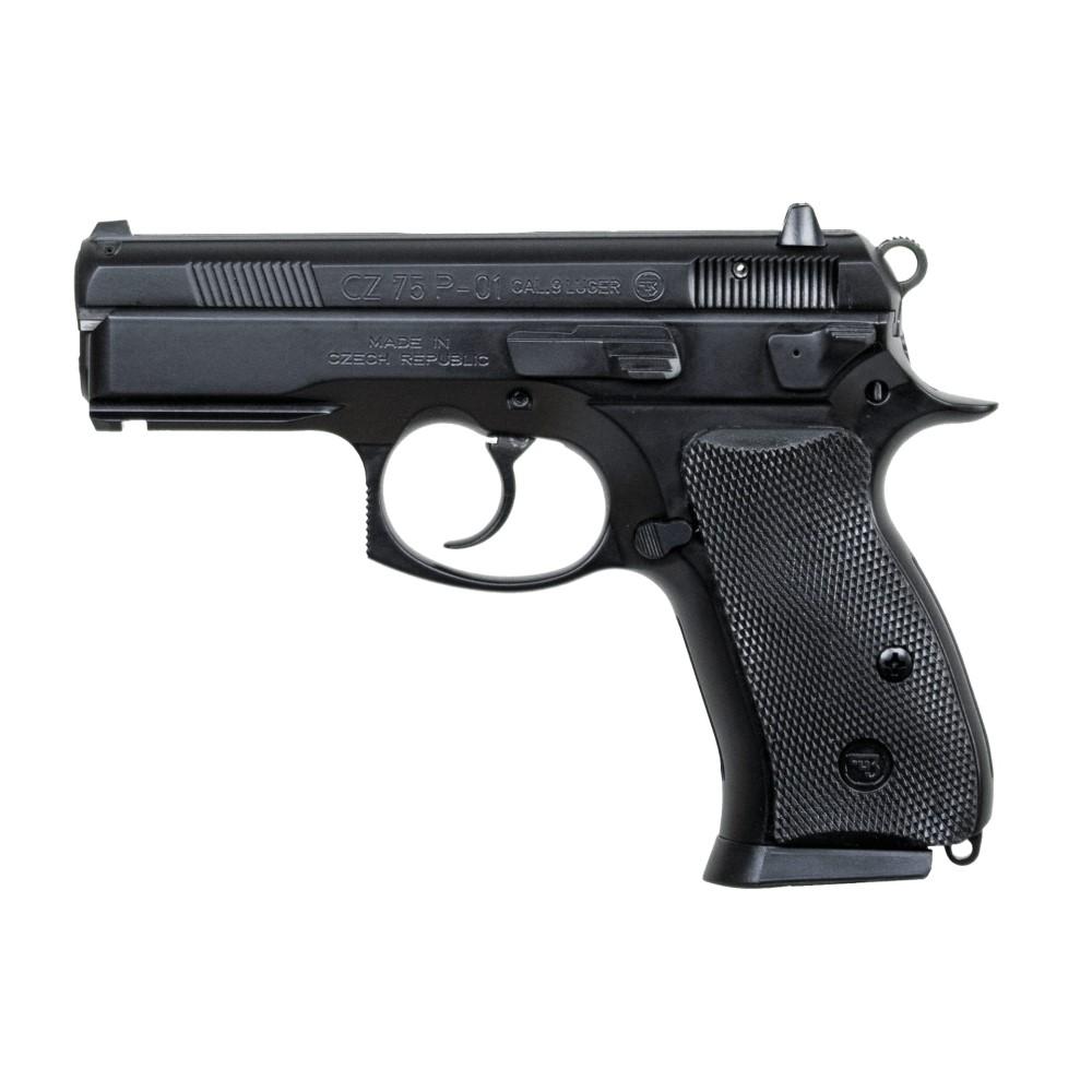 CZ USA P-01 Compact Handgun 9mm Luger 15rd Magazine 3.75" Barrel Black Picture of Cz-Usa Firearms CZ P-01 9MM COMPACT W/DECOCKR 14RND