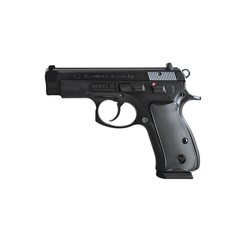 CZ 75 C 50th Anniversary Elite Handgun 9mm Luger 16rd Magazines(2) 4.7" Barrel Polycoat Steel Frame Picture of Cz-Usa Firearms CZ 75 C 50TH ANNIVERSARY ELITE 9MM 15RD BLK POLYCOAT STEEL FRAME MS