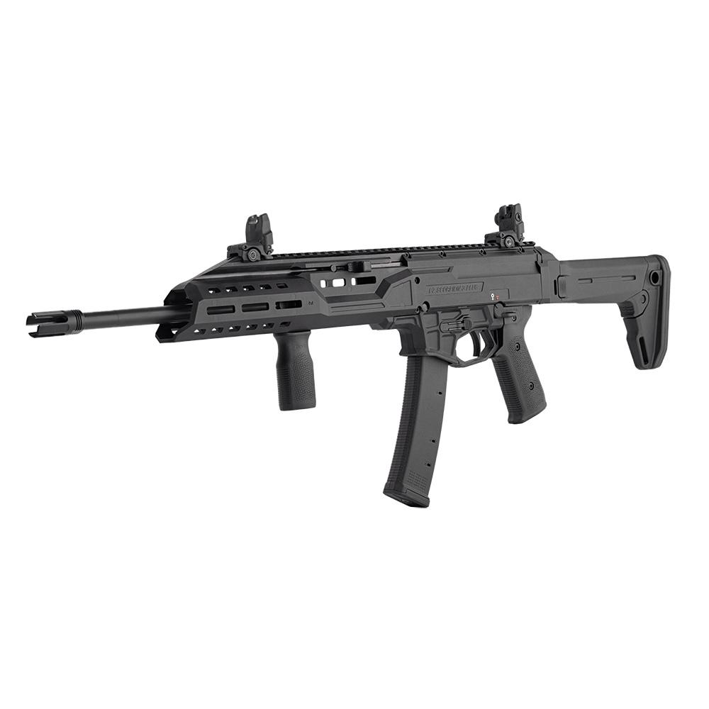 CZ Scorpion 3 Plus Magpul Edition Carbine 9mm Luger 35rd Magazine(1) 16.3" Threaded Barrel Folding Stock Picture of Cz-Usa Firearms CZ SCORPION 3 PLUS MAGPUL EDITION W/ FOLDING STOCK BLK 9MM 35RD 16.3IN