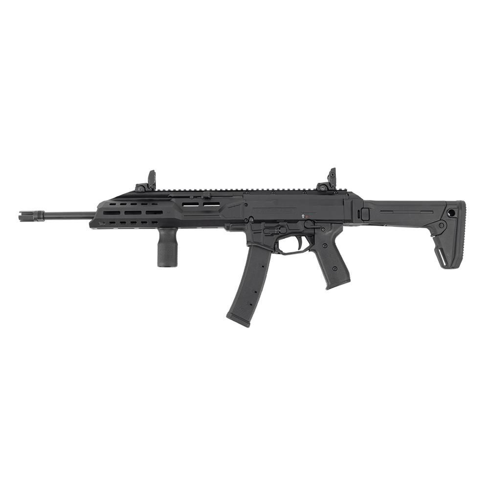 CZ Scorpion 3 Plus Magpul Edition Carbine 9mm Luger 35rd Magazine(1) 16.3" Threaded Barrel Folding Stock Picture of Cz-Usa Firearms CZ SCORPION 3 PLUS MAGPUL EDITION W/ FOLDING STOCK BLK 9MM 35RD 16.3IN