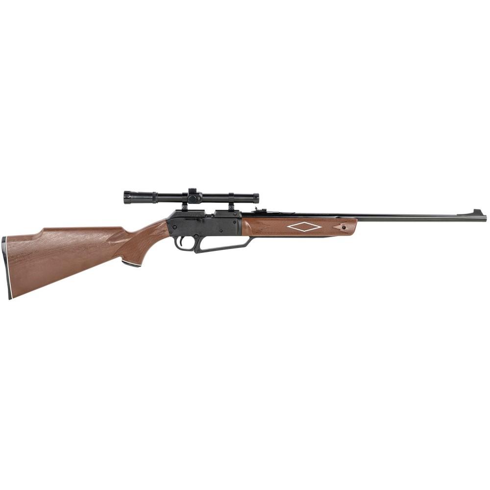 Daisy Powerline 880 Pump Air Rifle 177 cal BB and Pellet with Scope Picture of Daisy Manufacturing Co. Inc. Daisy Powerline 880 Pump 177 Caliber BB and Pellet Air Rifle with Scope